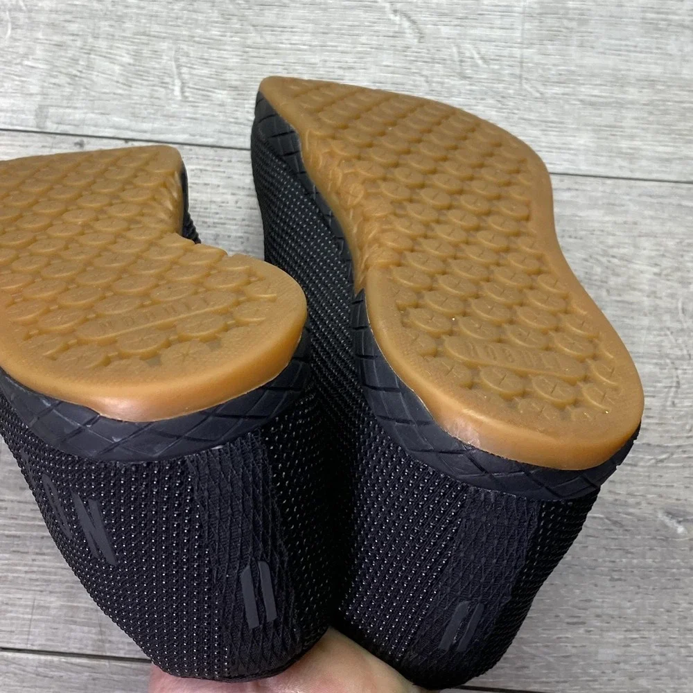 NOBULL Trainer Shoes Mens Size 9.5 Black SuperFabric Gum Sole Athletic Sneakers - Picture 9 of 12